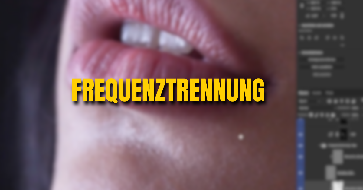 Komplexe ĂbergĂ€nge: Hier arbeitet die Frequenztrennung sauberer als jedes einzelne Retuschewerkzeug.